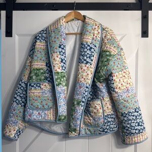 Patchwork Floral Women's Jacket